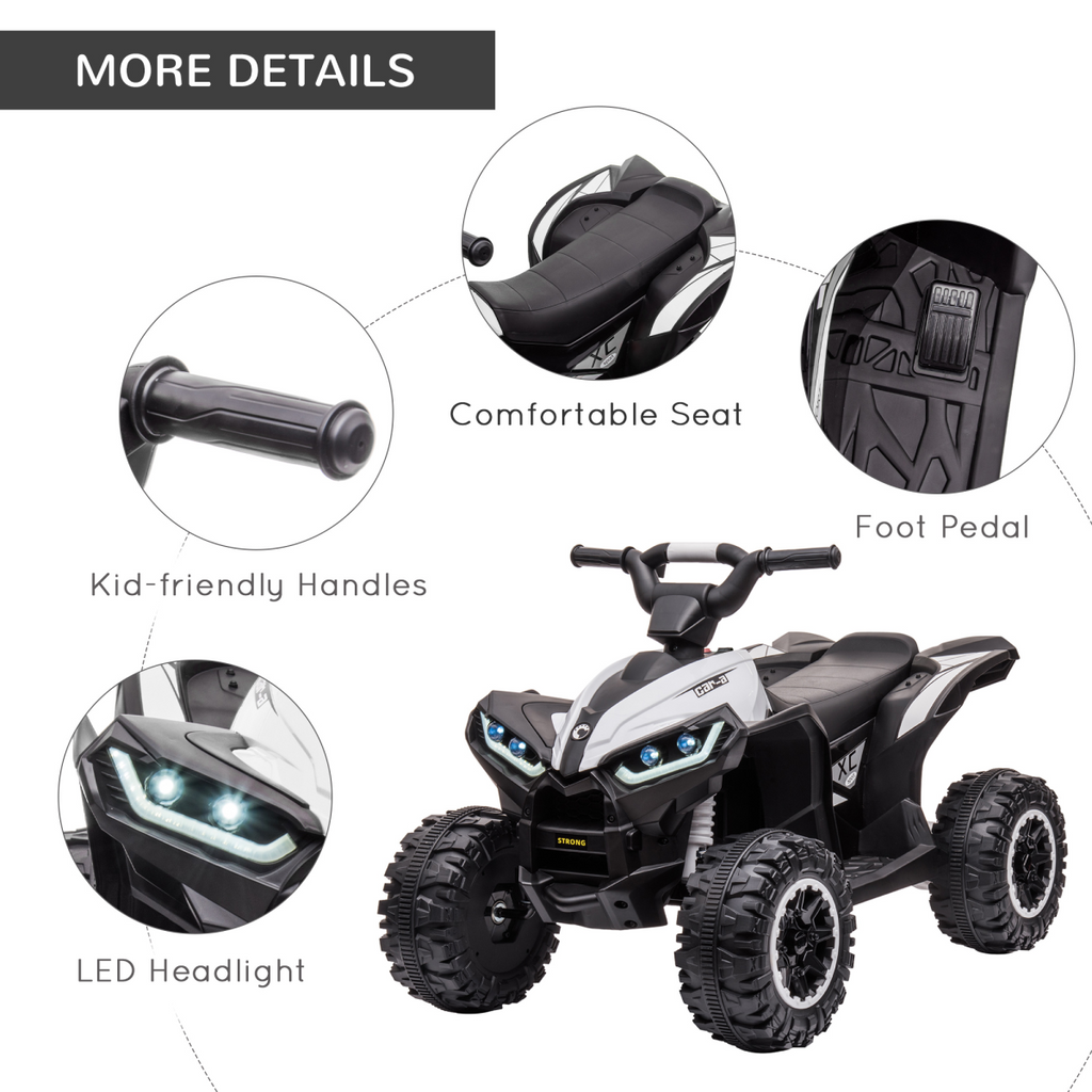 12V Electric Kids’ Ride-On Quad Bike ATV for 3-5 Years